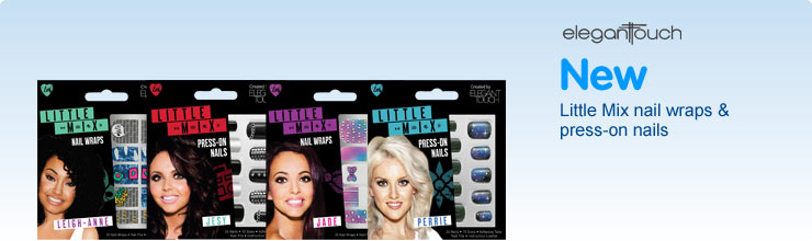 New Little Mix Nail Wraps and False Nails